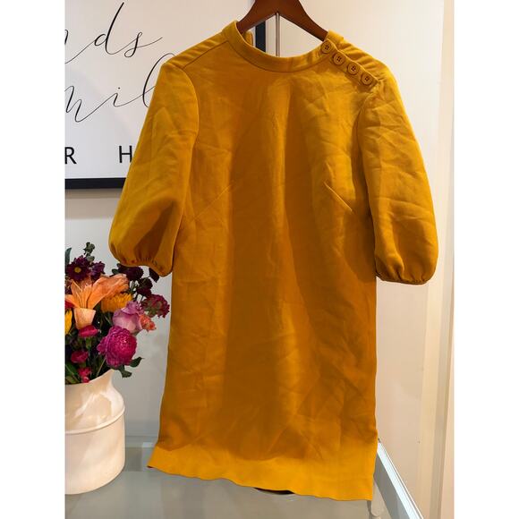 Anne taylor Dresses & Skirts - Ann Taylor Golden Yellow Shift Dress – Size 8P (Petite)